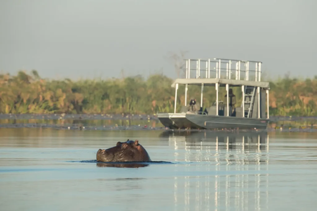 Boating-at-Setari-Camp-in-Botswana