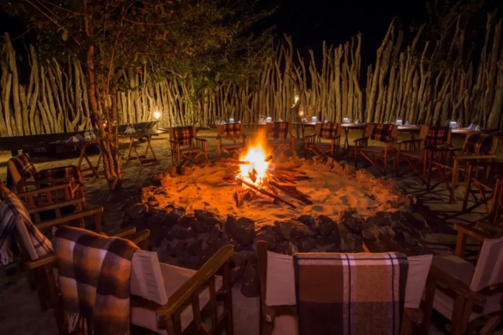 Ngoma- boma fire after sunset