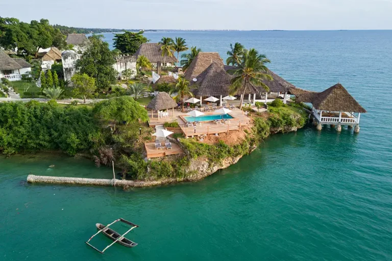 Chuini Zanzibar Beach Lodge oceanfront luxury resort in Zanzibar, Tanzania