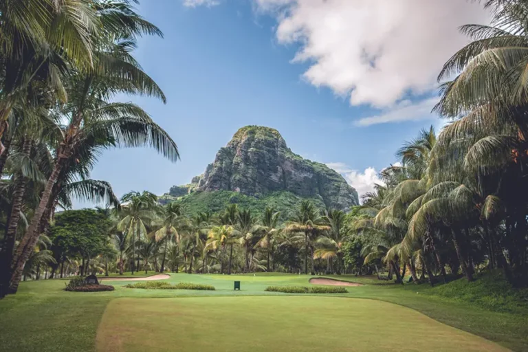 Paradis Beachcomber Mauritius luxury resort featuring an oceanfront championship golf course