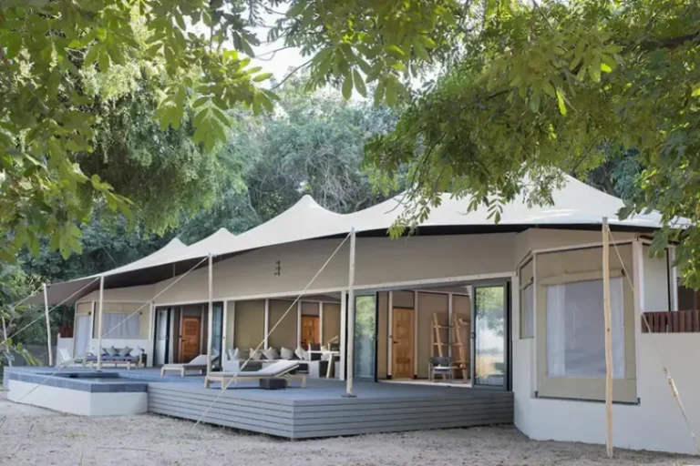Kigelia House luxury accommodation at Sausage Tree Camp in Lower Zambezi National Park, Zambia